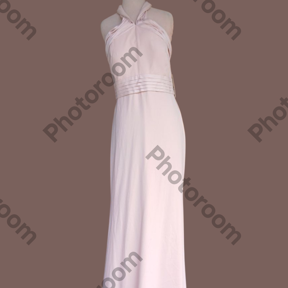 Eliza J Blush Halter Maxi Dress